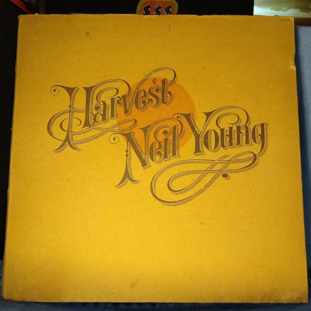 Neil Young Harvest 1972 Textured gatefold Vinyl record